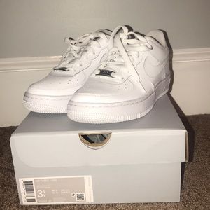 NWT All white Nike Air Force 1’s.